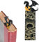 Alriedy Lesezeichen Drachen,Cooles Lesezeichen Anime,Lesezeichen Fantasy Acryl,Doppelseitiger Buchmarker, Bücherregal-Dekoration für Buchliebhaber Jungen Mädchen,Schwarze Goldene