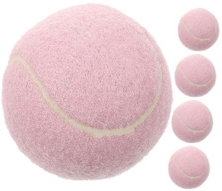 KOMBIUDA 5stücke Tennisbälle Für Anfänger Zum Trainieren Elastische Bälle Für Spieler Zum Üben Und Spielen Federnde Tennisbälle Für Jugendliche Dem Spielplatz