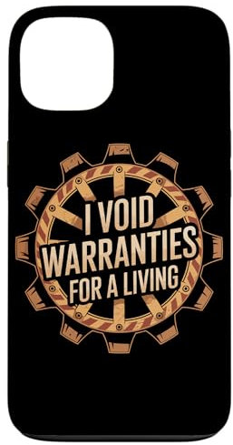 I Void Warranties For A Living Gear Cog Case for iPhone 13