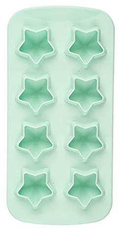 Icecube Tray Silicone Cool Silicone DIY Chocolate Maker Star Ice Bakeware Shaped Tray Tools Home DIY Sphere Ice Cube Mould (Green, One Size)