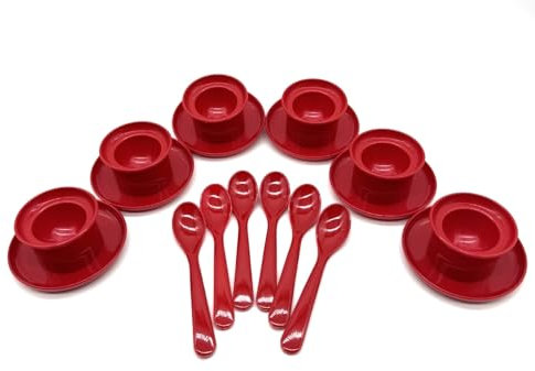 Kimmel Coquetier en plastique rouge