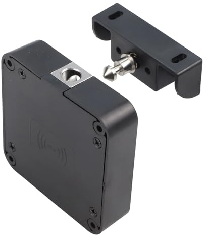 Tidevib Tuya Smart Schrank- und Schubladenschloss, APP-Fernbedienung, RFID Programmierbar, Metallriegel, Niedriger Batteriestand, für Schränke, Schubladen, Schließfächer, Safes, Schwarz