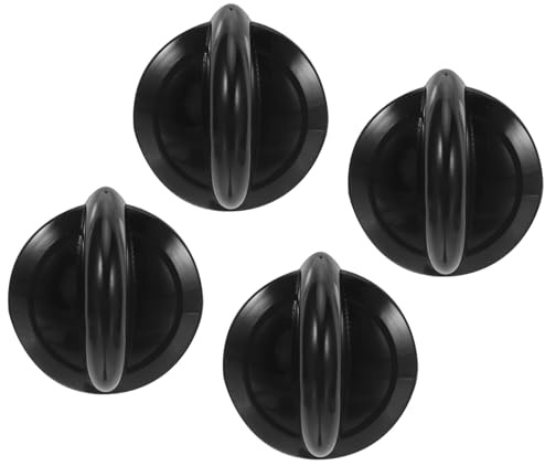 CIYODO Slow Cooker Adjustable Control Knobs Replacement, 4Pcs Black Temperature Knobs Compatible with Crockpot Scv700-Ch-Br, Designed for Kitchen Appliance Repairs and Meal Preparation