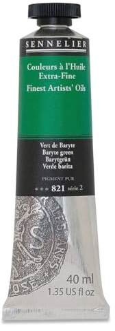 Sennelier Artists' Oil Color, 40ml Tube, Bar Green S2