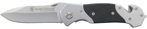 Smith & Wesson Swfr, Coltello Tascabile Unisex-Adulto, Nero, Taglia Unica