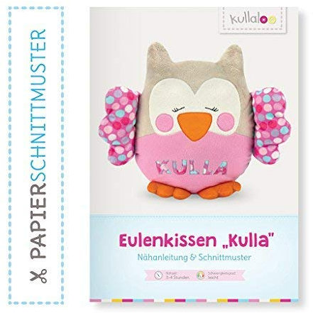 kullaloo - Schnittmuster & Nähanleitung für Kuscheltier/Kissen Eule Kulla