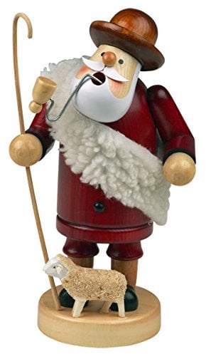 Räuchermännchen Räuchermann Räucherfigur Rauchfigur Schäfer ca. 18 cm hoch, aus Holz, Weihnachten Advent Geschenk (30104-18)