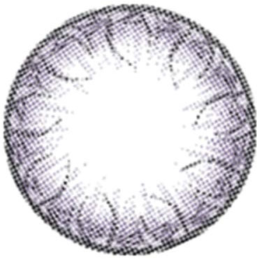 Matlens – EOS lenti a contatto colorate senza gradazione viola Big eyes NABI 2 lenti 1 contenitore per lenti a contatto 1 prodotto per la cura 50 ml