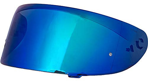 Broken Head Helm Visier blau verspiegelt mit leichtem Grün-Schimmer Adrenalin Therapy 4X Integralhelm