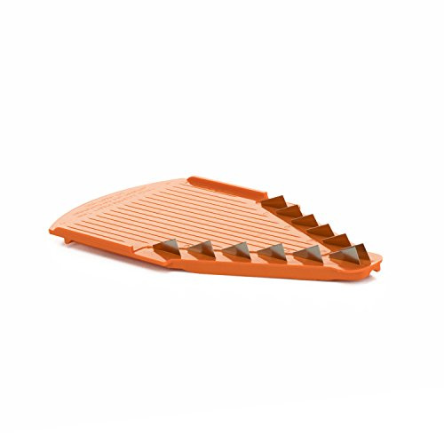 Börner Messereinschub für V1, V3 & V6 (7mm) • Messereinsatz ideal als Pommes Schneider • Gemüsehobel Messereinschub (V-Hobel) • Börner V1, V3 & V6 Küchenhobel Zubehör • Farbe: Orange