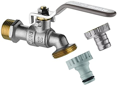 3/4 Garden Patio Bib Ball Valve Lever Type Handle Replacement Brass Tap