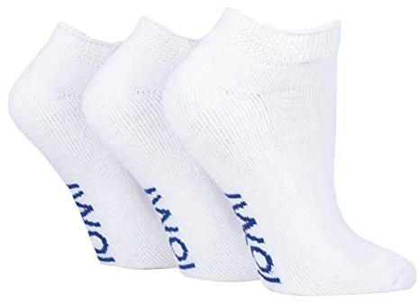 IOMI - 3er Pack Baumwolle Ohne Gummi Kurz Sneaker Diabetiker Socken