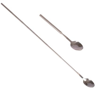 Teleskop-Löffel 20-64cm Esslöffel Campingbesteck Outdoor Lagerfeuer Partylöffel