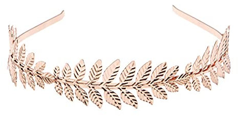 Worparsen Braut-Haar-Krone, Ast, Blätterform, Krone, Ast, Brautschmuck, stilvoll, Rotgold