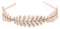 Worparsen Braut-Haar-Krone, Ast, Blätterform, Krone, Ast, Brautschmuck, stilvoll, Rotgold