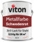 Viton Metallfarbe in Rot - 3,5 Kg Metall-Schutzlack Seidenmatt - Dauerhafter Schutz & hohe Beständigkeit - 3in1 Grundierung & Deckfarbe - Metalllack direkt auf Rost - KE31 - RAL 3011 Schwedenrot
