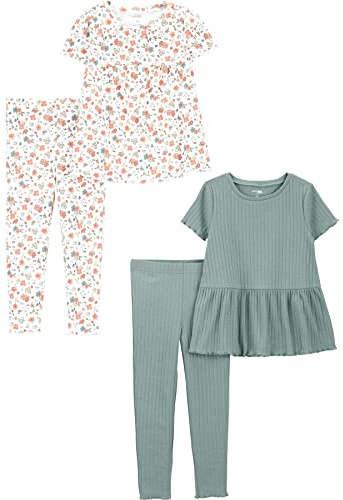 Simple Joys by Carter's 4-piece Playwear Set Sweatshirt Fille (lot de 4)