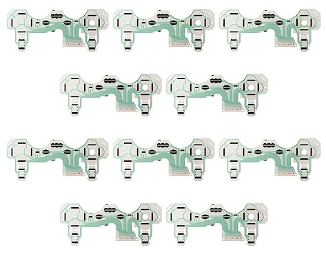 MOUDOAUER Film conducteur pour PS3 Dual Shock 3 SA1Q160A Contrôleur, Remplacement Ruban Circuit Board PCB Contact Pad Flex Câble