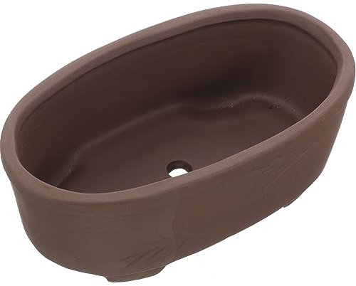 EXCEART Maceta De Terracota para Suculentas y Flores Maceta De Interior De Diseño Moderado para Oficina y Jardín Resistente y Duradera Decoración Natural para Mesa y Ventanas