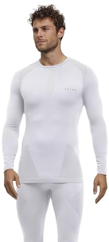 FALKE Herren Warm Round Neck Funktionsshirt Langarm schnelltrocknendes atmungsaktives nachhaltiges Funktionsmaterial für milde bis kalte Temperaturen warme Funktionsunterwäsche 1 Stück