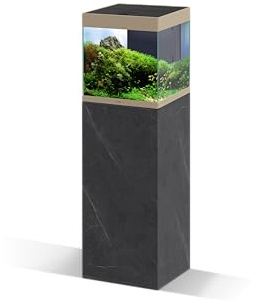 CIANO, Emotions Pro 40 Marmor-Möbelstück für Aquarien, 95 x 40 x 40 cm, aus Holz, Halterung mit 1 Tür und Aufbewahrungsfach, Aquarienmöbel für Fische, hergestellt in Portugal