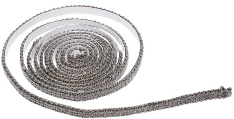 UPKOCH 2m Kamintürdichtung Aus Fiberglas Selbstklebendes Dichtungsband Für Holzöfen Hitzebeständige Innenbereichsabdichtung Für Pelletöfen Und Räucheröfen