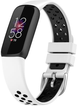 GoodZwetch Sport Armband Kompatibel Mit Fitbit Luxe, Atmungsaktives Weiches Silikon für Fitbit Luxe Special Edition, Herren Damen