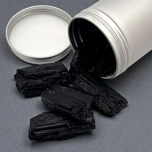 NATURAL STONES® - TURMALINA Piedras naturales en bruto 3-5 cm Pack 250 gr - Protégete, amuleto de la suerte - Piedras y cristales naturales de sanación (Turmalina Negra)