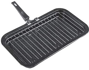 Olpro Falcon Grill Pan Detachable Handle - Black, 31 cm