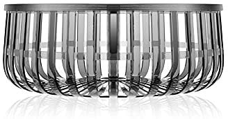 Kartell Panier, Cesto Contenitore, Policarbonato, Fume, Ø 61 x H 21 cm
