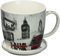 The Leonardo Collection LP19865 London Mug & Coaster, Porcelain, 11 Fluid_Ounces, White