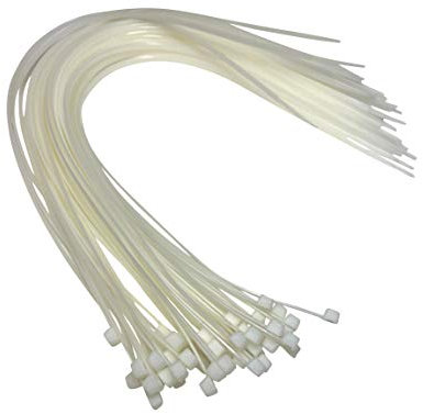 Natural Plastic Cable Ties Long and Wide Extra Large Zip Ties wrap Extra heavy duty ties 9.0mmx900mm, 50 Pieces
