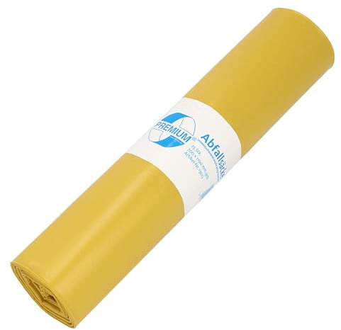 Müllsäcke DEISS PREMIUM gelb Typ 60, 120 Liter
