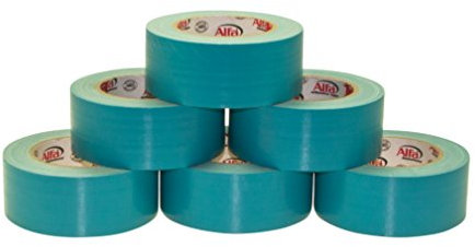 Alfa 6x UV-beständiges Klebeband Gewebeband blau 50 mm x 25 m Panzer-Tape Duct Tape