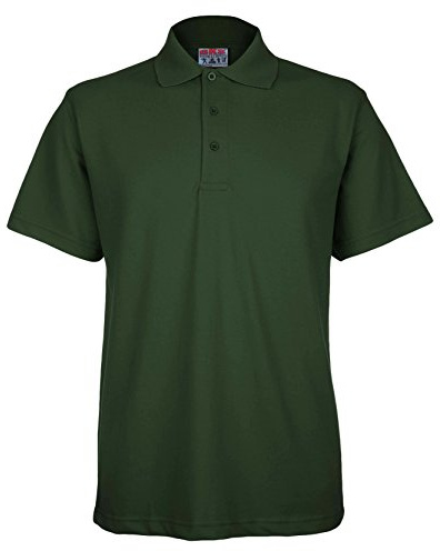 BKS Mens Lightweight Pique Polo T Shirt | Lightweight men's pique polo shirt for comfortable workwear, uniforms, casual use and everyday layering