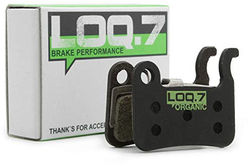 LOQ.7 Fahrrad Bremsbeläge – organisch (Resin) kompatibel mit Shimano Alfine, Hone, Saint, SLX,LX, XT, XTR, M06