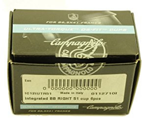 CAMPAGNOLO 79 x 46mm BB CUPS BOTTOM BRACKET CUPS FOR ULTRA TORQUE CHAINSETS