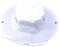 opromo Angeln Eimer Bonnie Hat Summer Sun Cap Outdoor Hat mit seitlichen Kinn Kordel, weiß