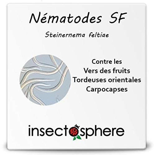 Nématodes Sf anti vers des fruits (Carpocapse de la prune, pomme, poire et noix et tordeuse orientale du pêcher) - 5 Millions pour 30 m² ou 2 arbres.