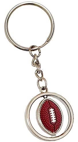 KCKEYS Schlüsselanhänger mit drehbarem Fußball, WM, kleines Geschenk, modischer Schlüsselanhänger