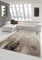 Moderner Teppich abstraktes Design Flur Wohnzimmer beige braun - pflegeleicht Größe 120x170 cm