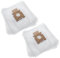 vhbw 10x Sacs compatible avec Hoover Space Explorer SL11PAR 011 aspirateur - microfibres non tissées, 27cm x 26,9cm, blanc