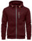 VANVENE Felpa con cappuccio da uomo con cerniera, leggera, Colore: rosso., L