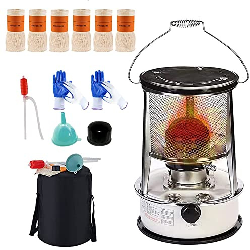 Petroleumofen für Innenräume Ohne Strom, Große Petroleumofen Heizung Heizer mit LöSchautomatik, für Outdoor Camping Barbecue (Size : 6L)