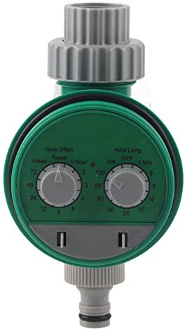 Temporizador de Manguera,Temporizador de Agua, Temporizador de Agua electrónico para jardín doméstico, Temporizador de Agua Diario mecánico, Sistema de riego de Controlador automático de riego p