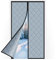 Wothfav Cortina de Puerta Aislante Térmica 90 x 210cm, Cortina Térmica Magnética con Tres Capas de Algodón, Cortinas de Invierno para Puertas, Fácil de Instalar - Mantener el Calor, Ahorrar Energía