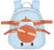 LÄSSIG Kleiner Kinderrucksack für Kita Kindertasche Krippenrucksack mit Brustgurt, 20 x 9.5 x 24 cm, 3,5 L/Tiny Backpack Propeller Plane