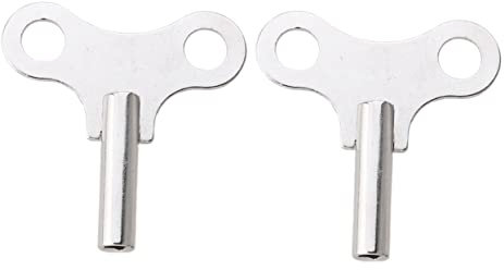 Veemoon 2 Stück Stahl-uhrenschlüssel Metall-uhrenschlüssel Für Silbernen Uhrwellenmechanismus – Aufzieh-uhrenschlüssel