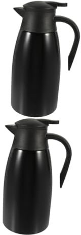 DECHOUS 2 Pz Bottiglia Termica Bevanda Termale Caffè Termico Brocca Di Acqua Calda Bollitore D'acqua Ermetico Teiera a Pallone Caffettiera Alta Capacità Plastica Ufficio
