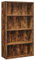 VASAGLE Bücherregal 4 Ebenen, Standregal, Aufbewahrungsregal, verstellbare Einlegeböden, für Wohnzimmer, Homeoffice, Schlafzimmer, vintagebraun LBC164X01